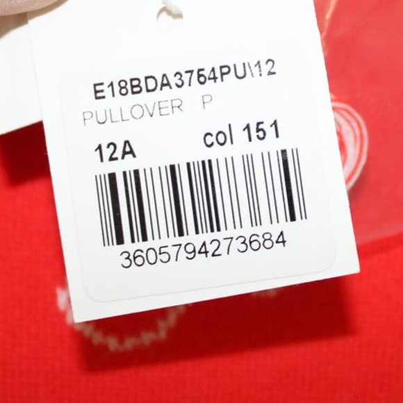 NWT Bonpoint Girl Short Sleeve Pullover Sweater Light Weight Red Cherry Print 12 - Picture 5 of 7